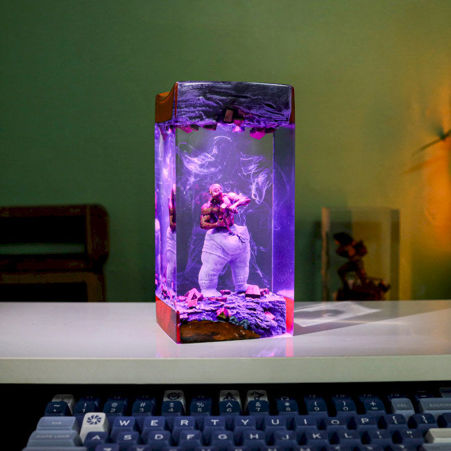 Self-Made Man Statue Epoxy Night Lamp Ver 2