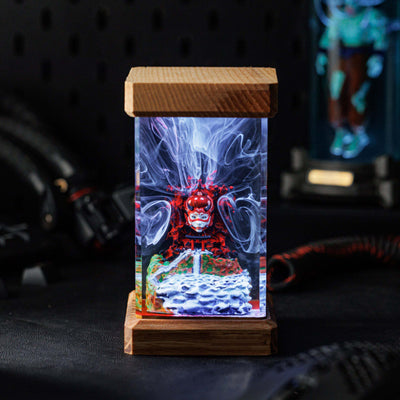 Oni Mask Resin Lamp