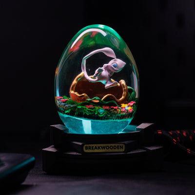 Mew Pokemon Resin Lamp Egg