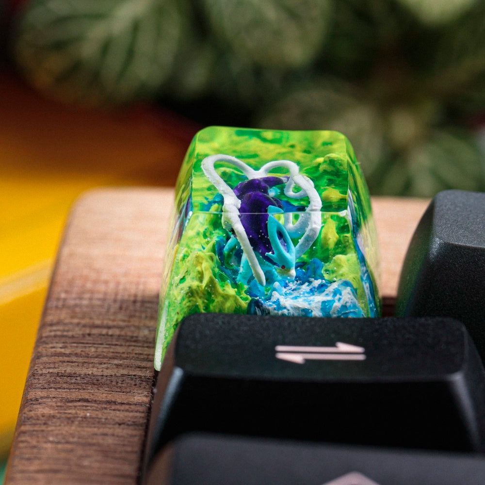 Pokemon - Suicune Artisan Keycap  8