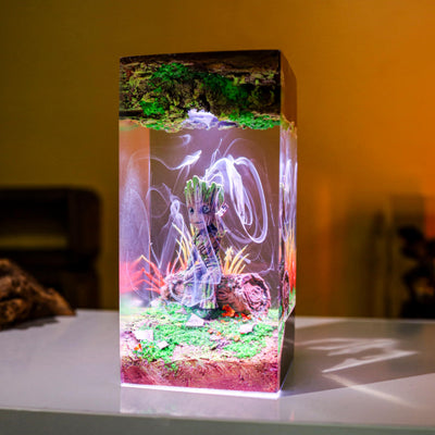 Baby Groot Epoxy Night Lamp