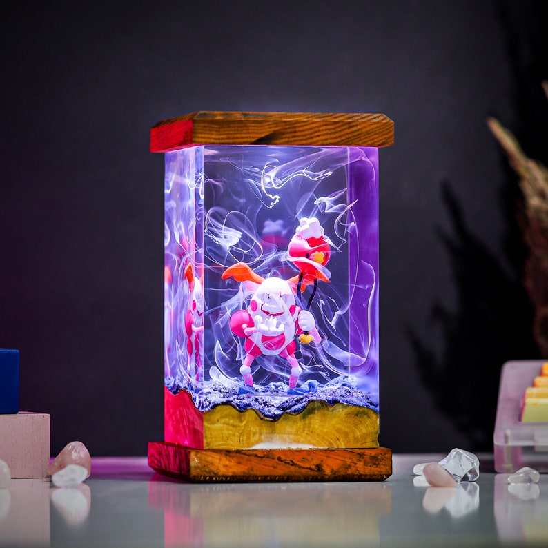 Mr Mine Pokemon Epoxy Lamp