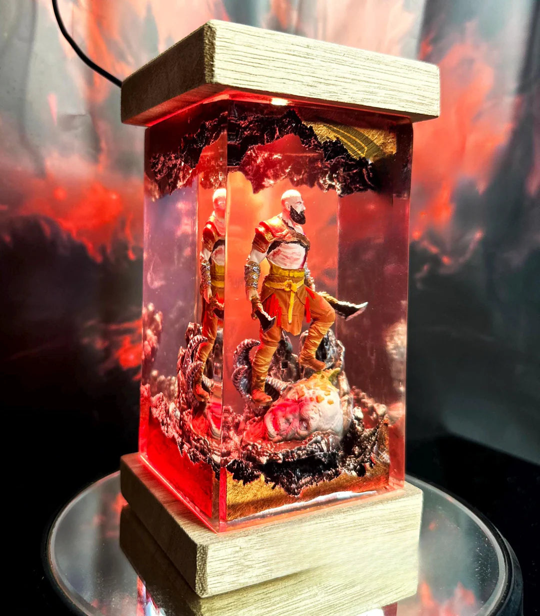 Kratos God Of War Resin Lamp