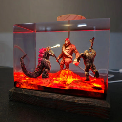 King Kong x Godzilla Lamp