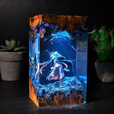 Nezuko Resin Resin Lamp