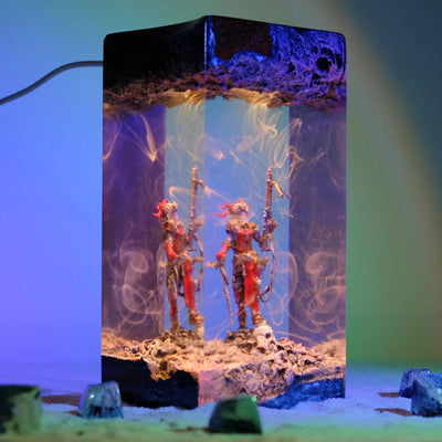 Purge Inquisitor Warhammer 40K Resin Lamp