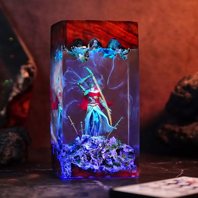 Malenia Blade of Miquella Elden Ring Resin Lamp