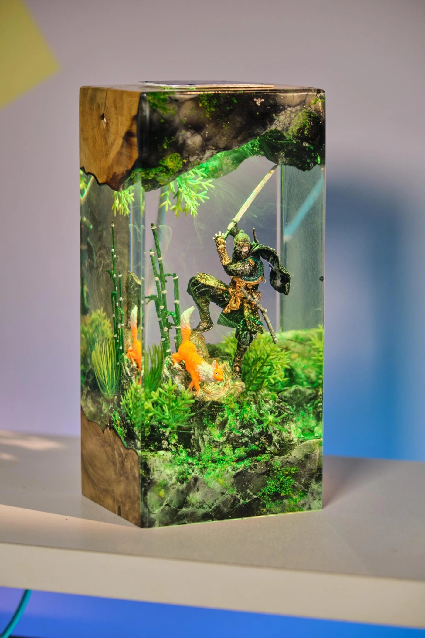 Jin Sakai Ghost of Tsushima Resin Lamp