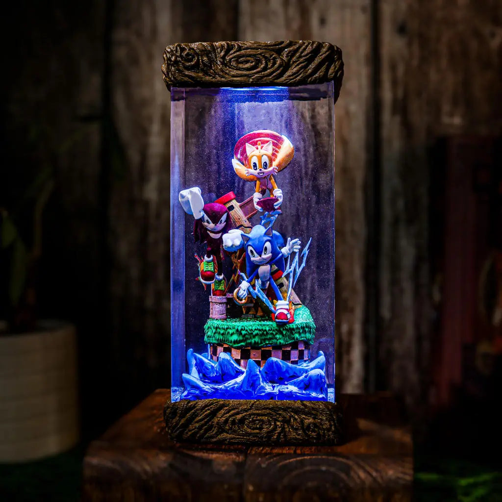 Team Sonic Resin Lamp