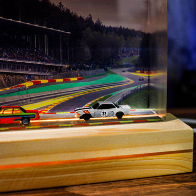 Car Racing Diorama Night Lamp