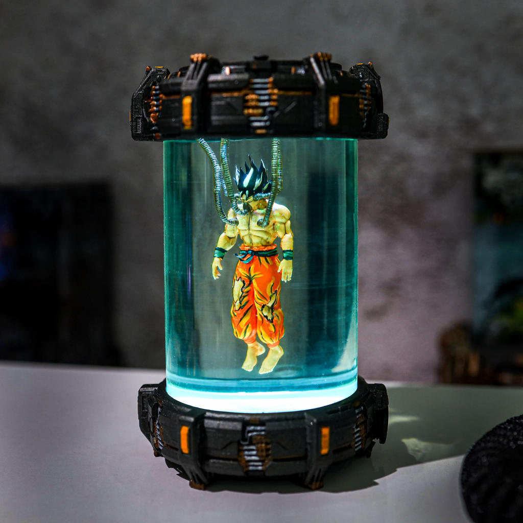 Dragon Ball Goku in a Healing Chamber Lamp