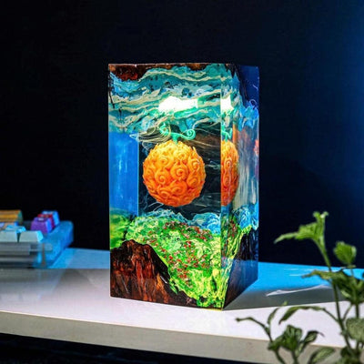 Devil Fruit One Piece Resin Epoxy Lamp