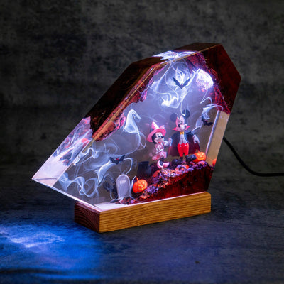Mickey's Spooky Stories Resin Lamp