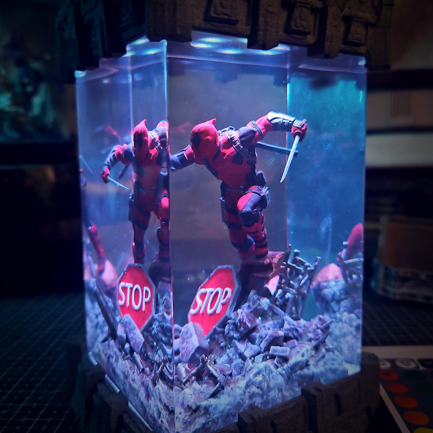 Deadpool Resin Lamp