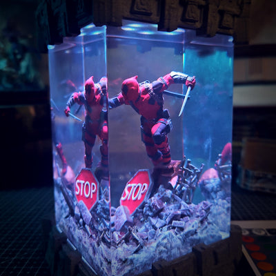 Deadpool Resin Lamp