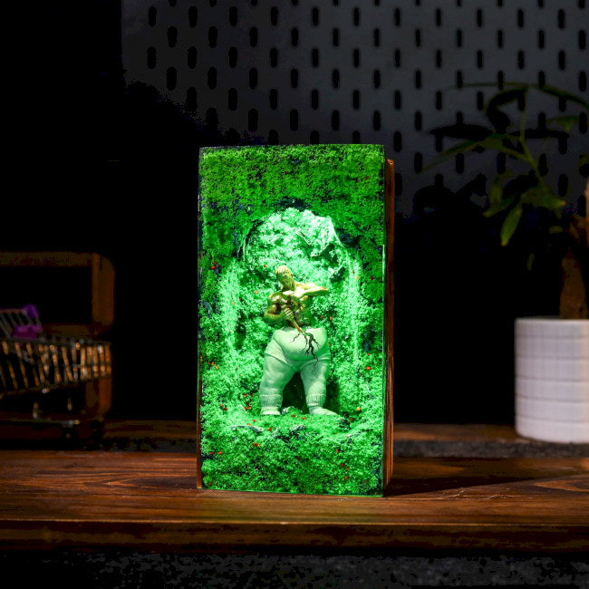 Self-Made Man Statue Epoxy Night Lamp