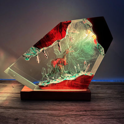 Spinosaurus Jurassic Park III Resin Lamp