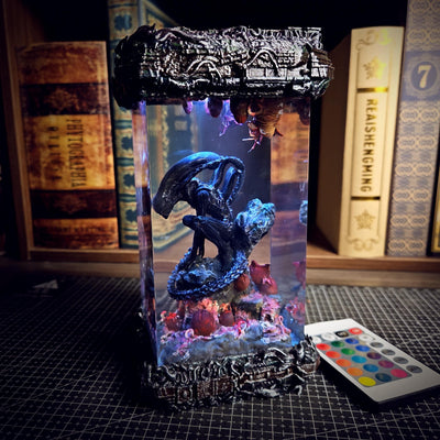 Alien Space Monster Resin Lamp
