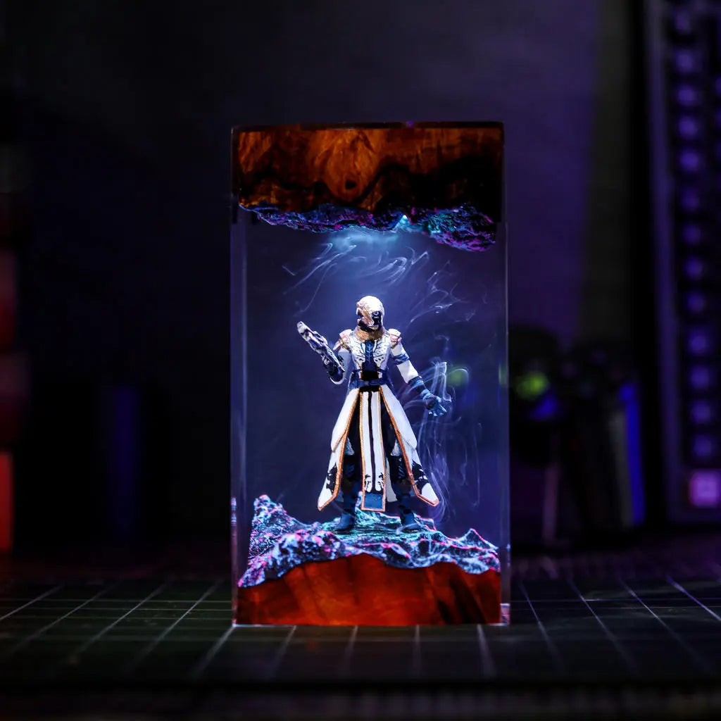 Warlock Iron Banner Destiny Resin Lamp