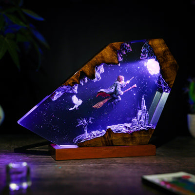 Hedwig Harry Potter Resin Lamp
