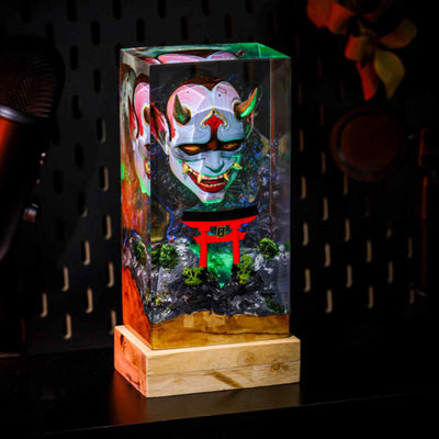 Ori Hannya Japanese Devil Mask Night Light