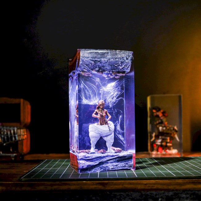 Self-Made Women Statue Epoxy Night Lamp