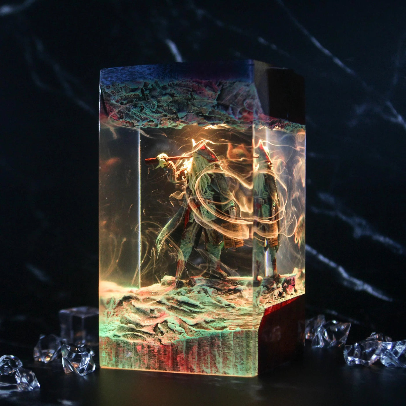 Davy Jones Jack Sparrow Resin Lamp