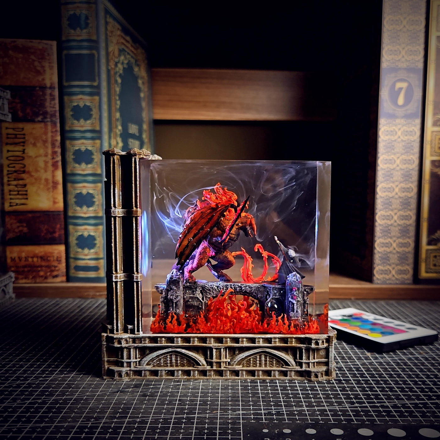 Balrog Galdaf LOTR Resin Lamp