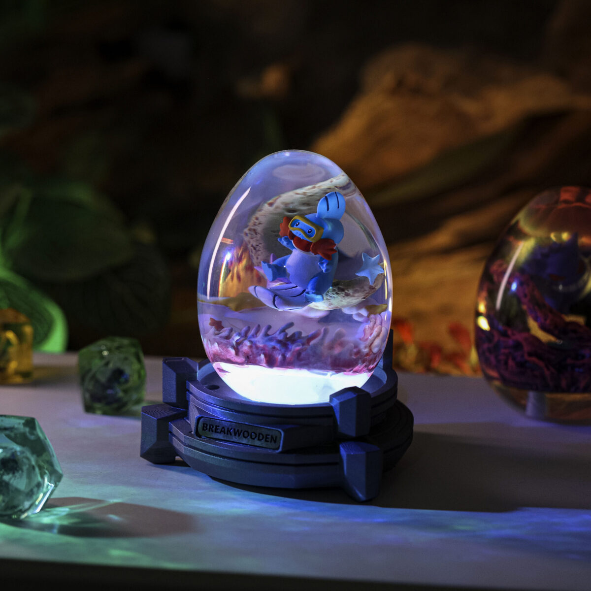 Mudpik Pokemon Resin Lamp Egg