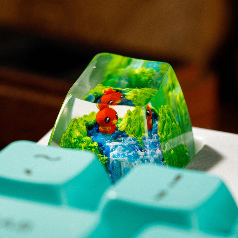 Pokemon - Torchic Artisan Keycap  3