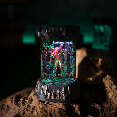 Rusted Iron Man Chamber Resin Lamp