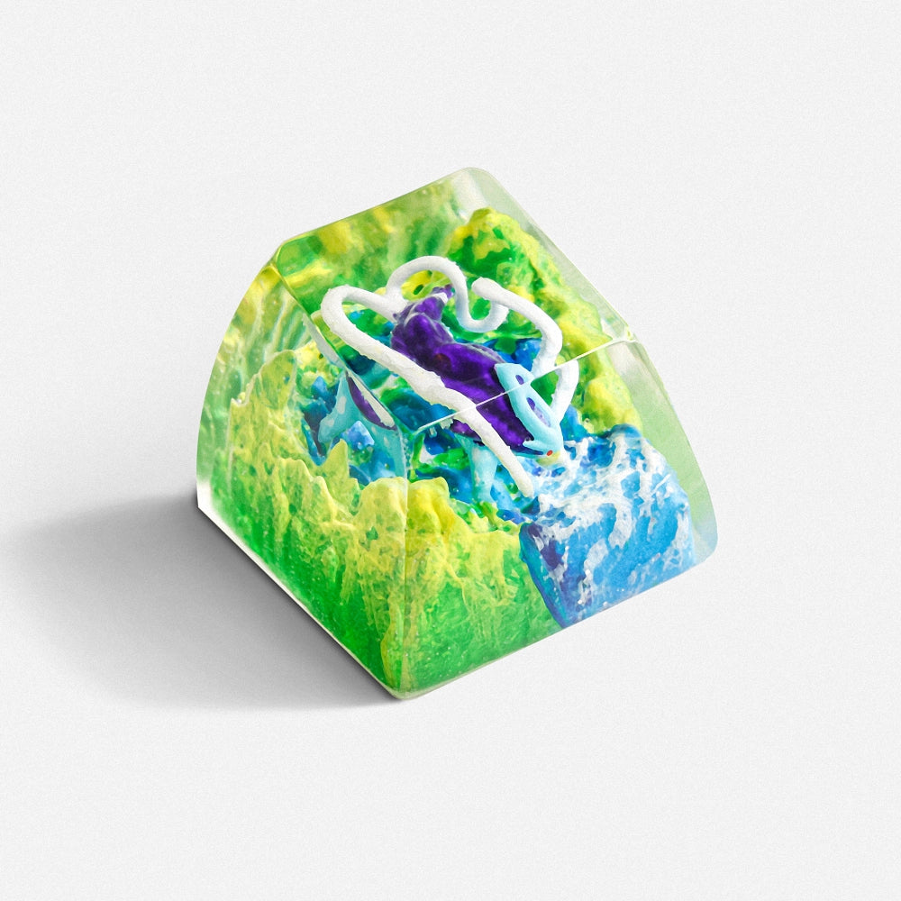 Pokemon - Suicune Artisan Keycap  6