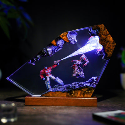 Optimus Prime Transformers Resin Lamp