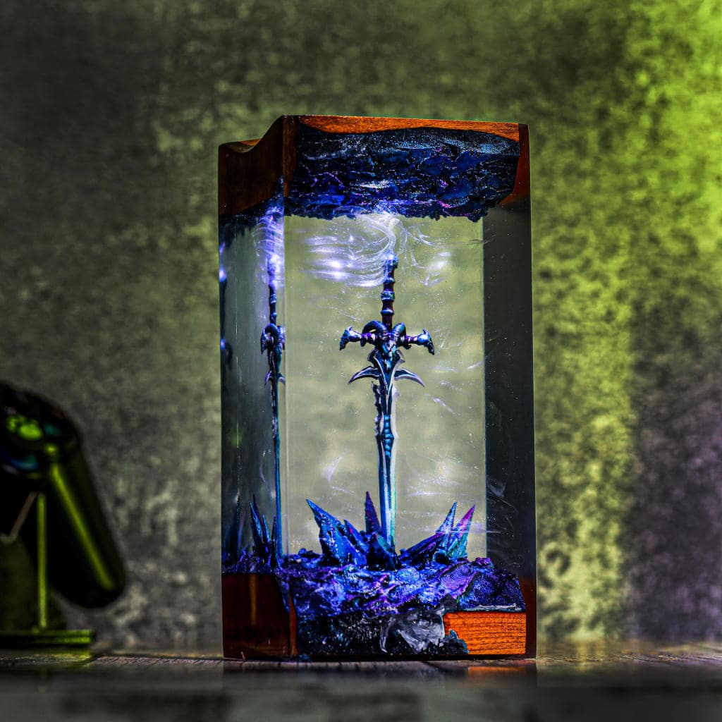 Warcraft Frostmourne Sword Night Light