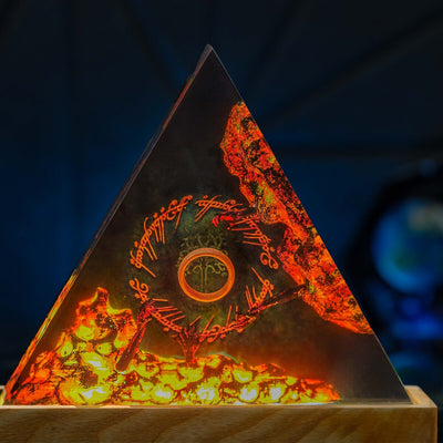 Dark Ring Lord of the Rings Resin Lamp