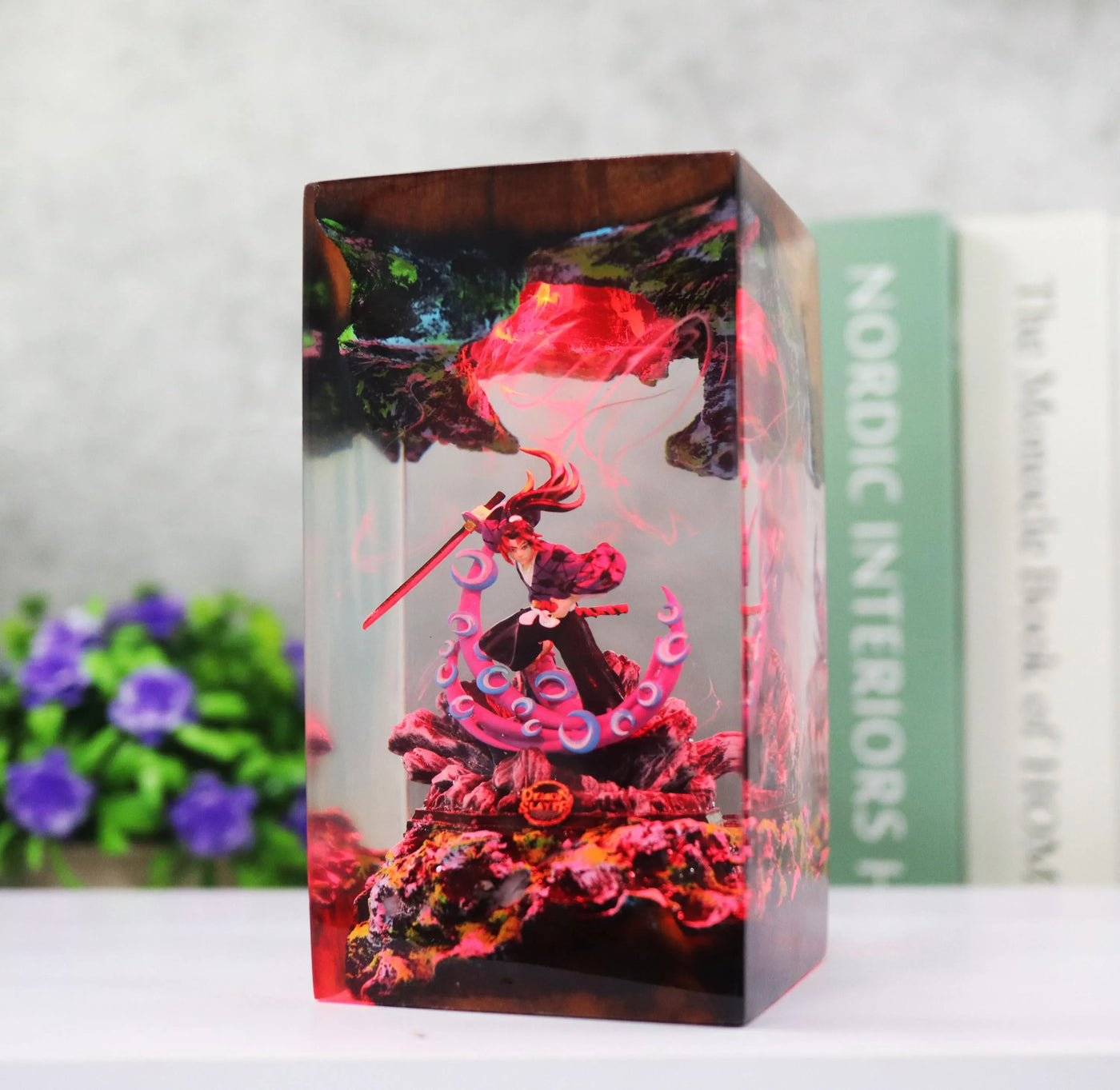 Kokushibo Demon Slayer Resin Lamp