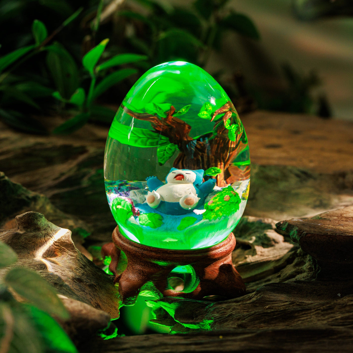 Snolax Pokemon Resin Lamp Egg