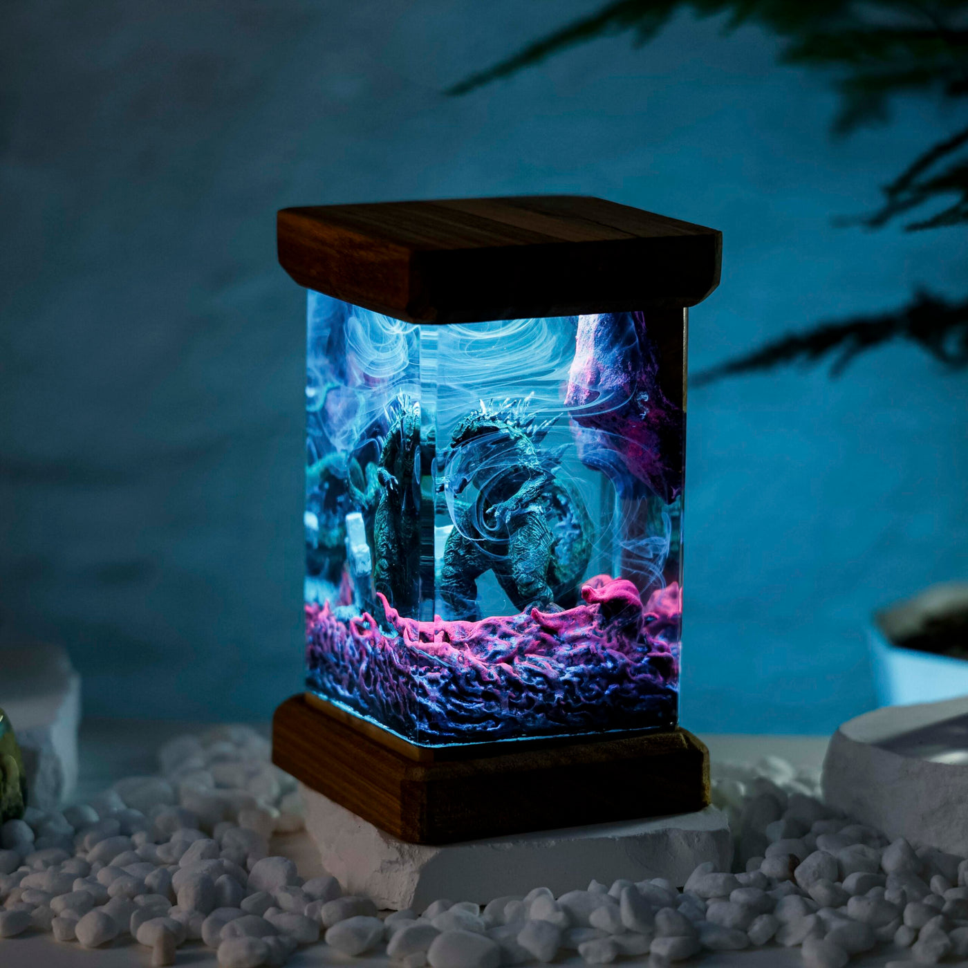 Godzilla Diorama Resin Lamp