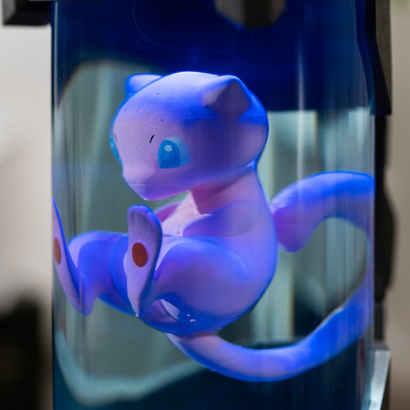 Mew Pokemon Diorama Resin Lamp