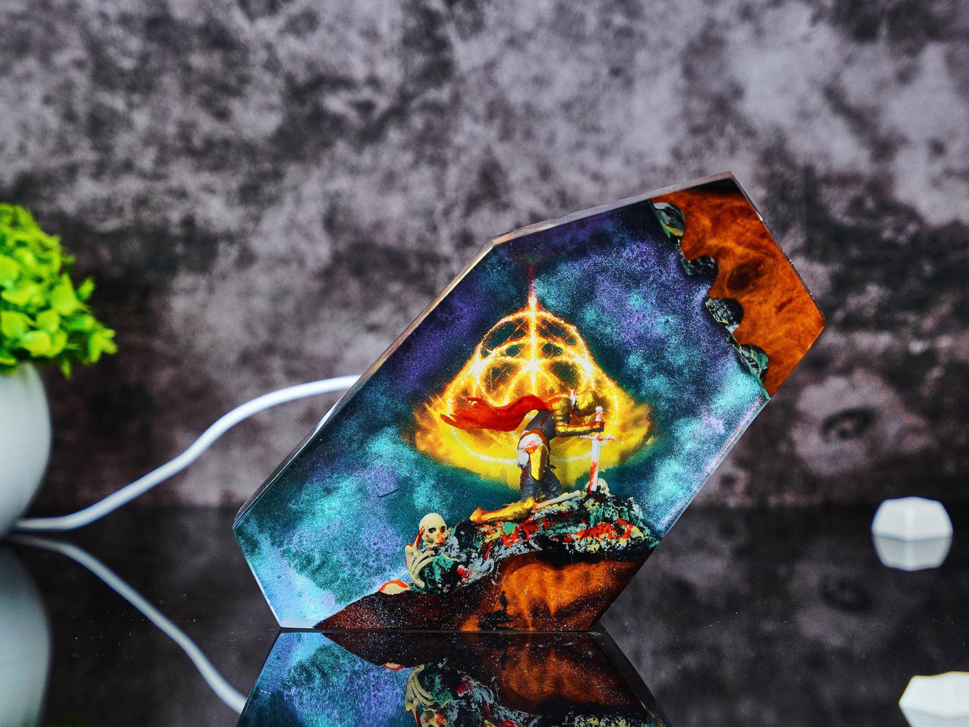 The Tarnished Elden Ring Resin Lamp