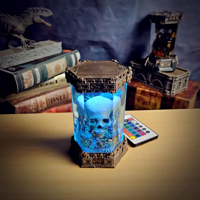 Skull Resin Lamp