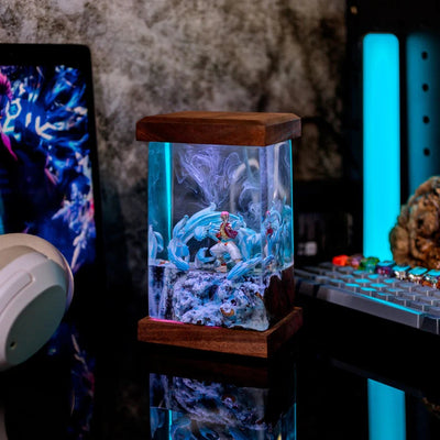 Akaza Demon Slayer Resin Lamp