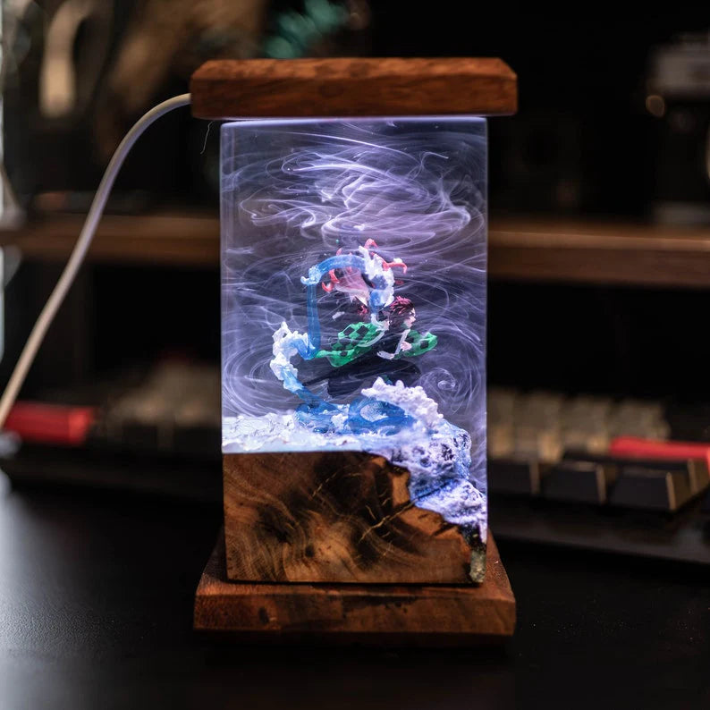 Tanjiro & Nezuko Demon Slayer Resin Lamp