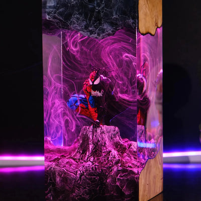 Spider-Man Venom Marvel Comics Resin Lamp