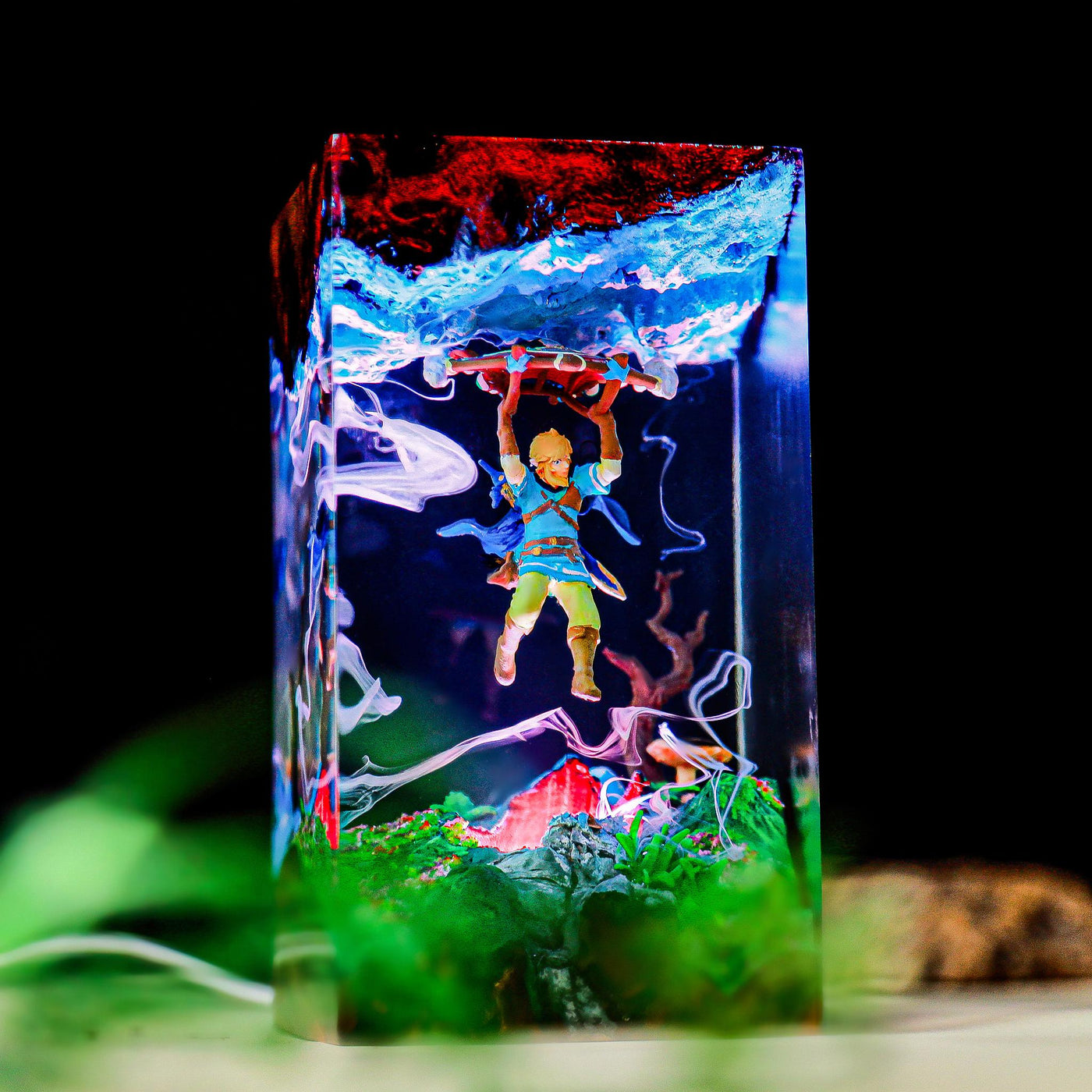 Link The Legend of Zelda Resin Lamp