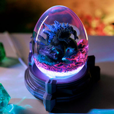 Gozilla Monster Resin Lamp Egg