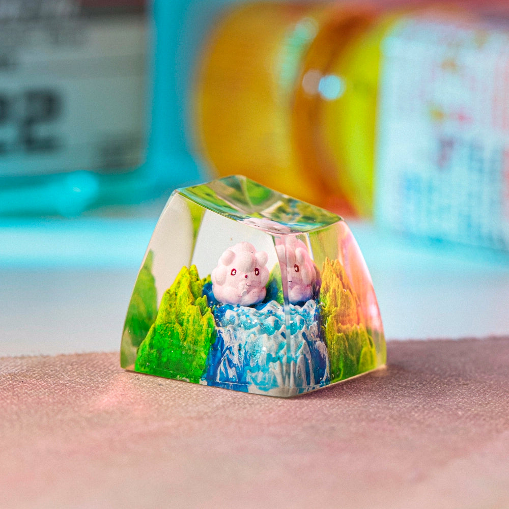 Pokemon - Swirlix Artisan Keycap  3