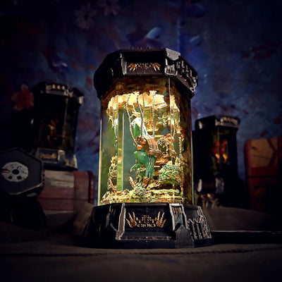 Raptor Jurassic World Resin Lamp