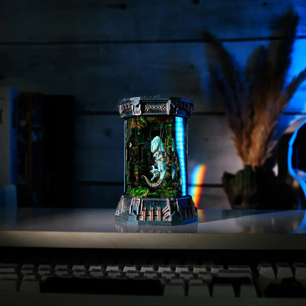 Raptor Dinosaur Incubator Resin Lamp  2