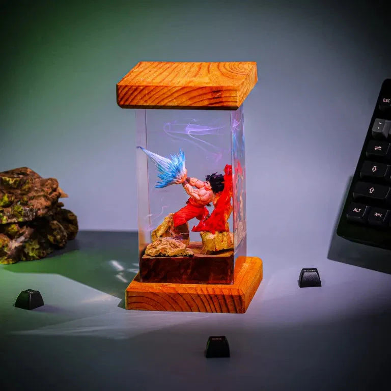 Goku Kamehameha Dragon Ball Resin Lamp